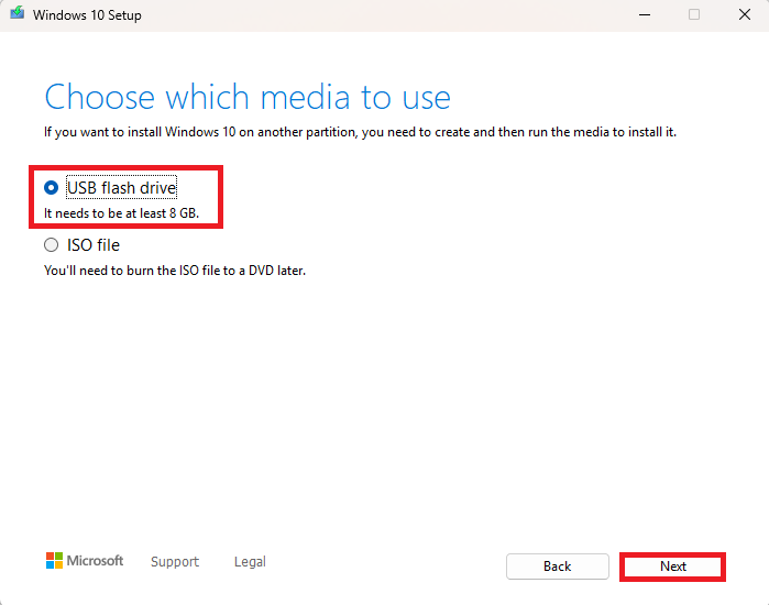 media creation tool windows 10