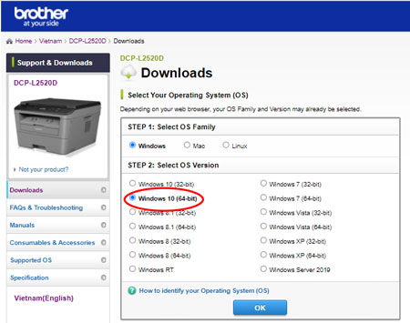 driver brother dcp l2520d