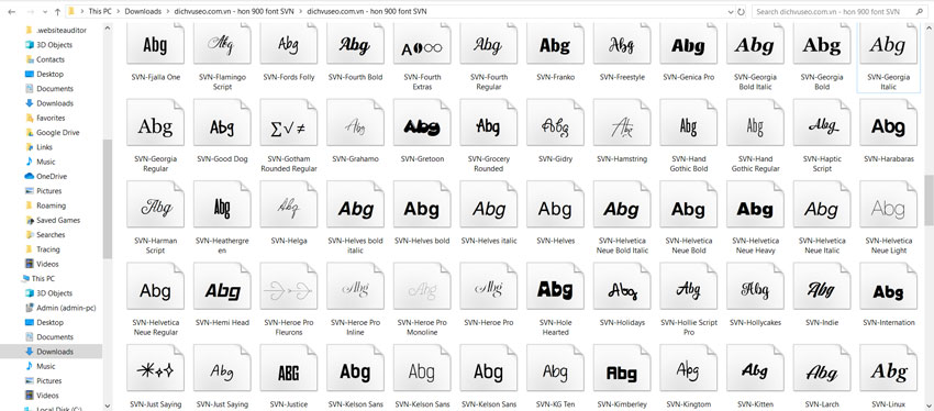 font svn việt hóa