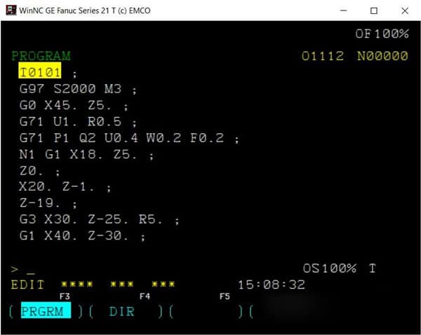 winnc fanuc 21